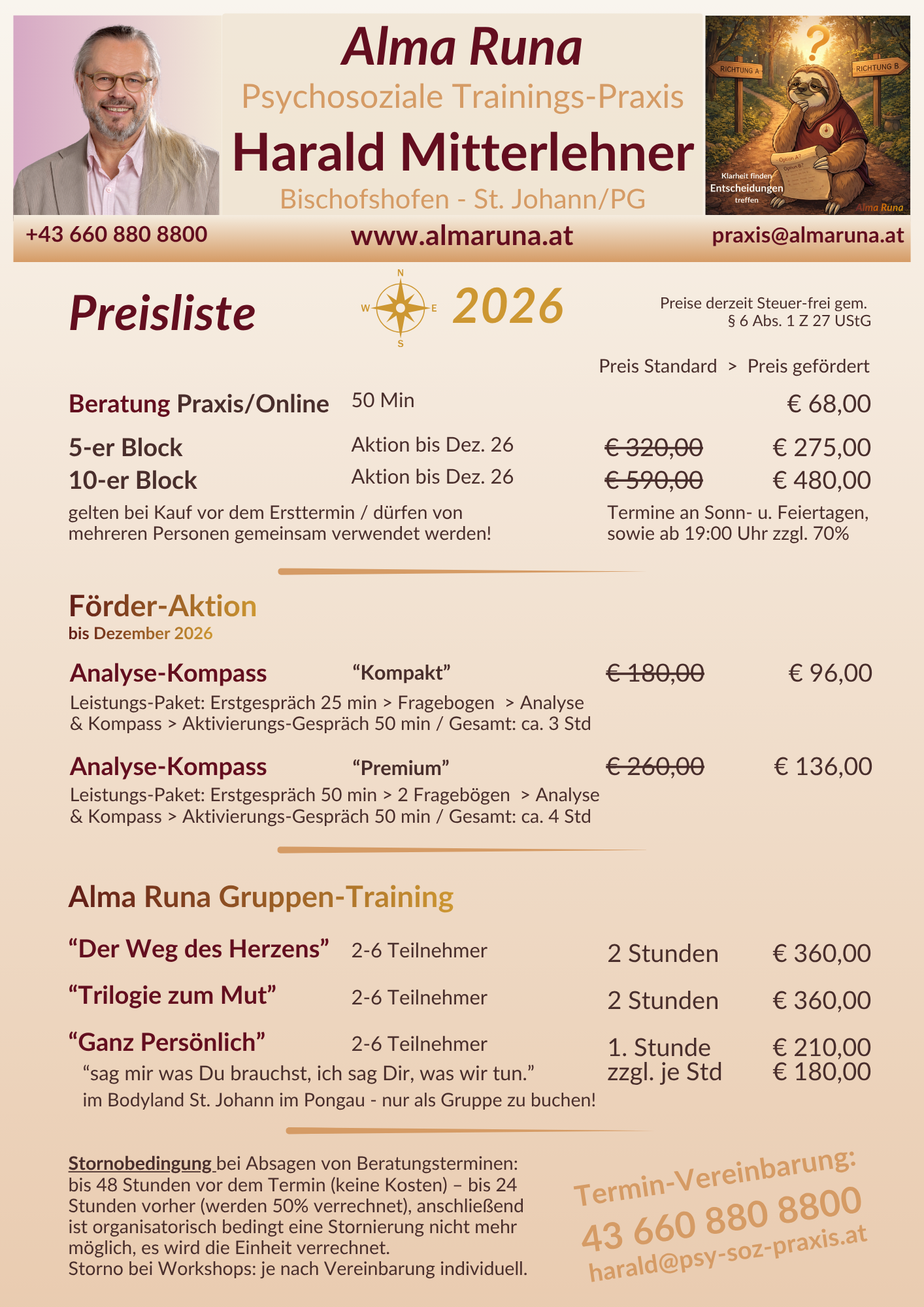Preisliste 2026 Harald Preisliste 2026 Harald